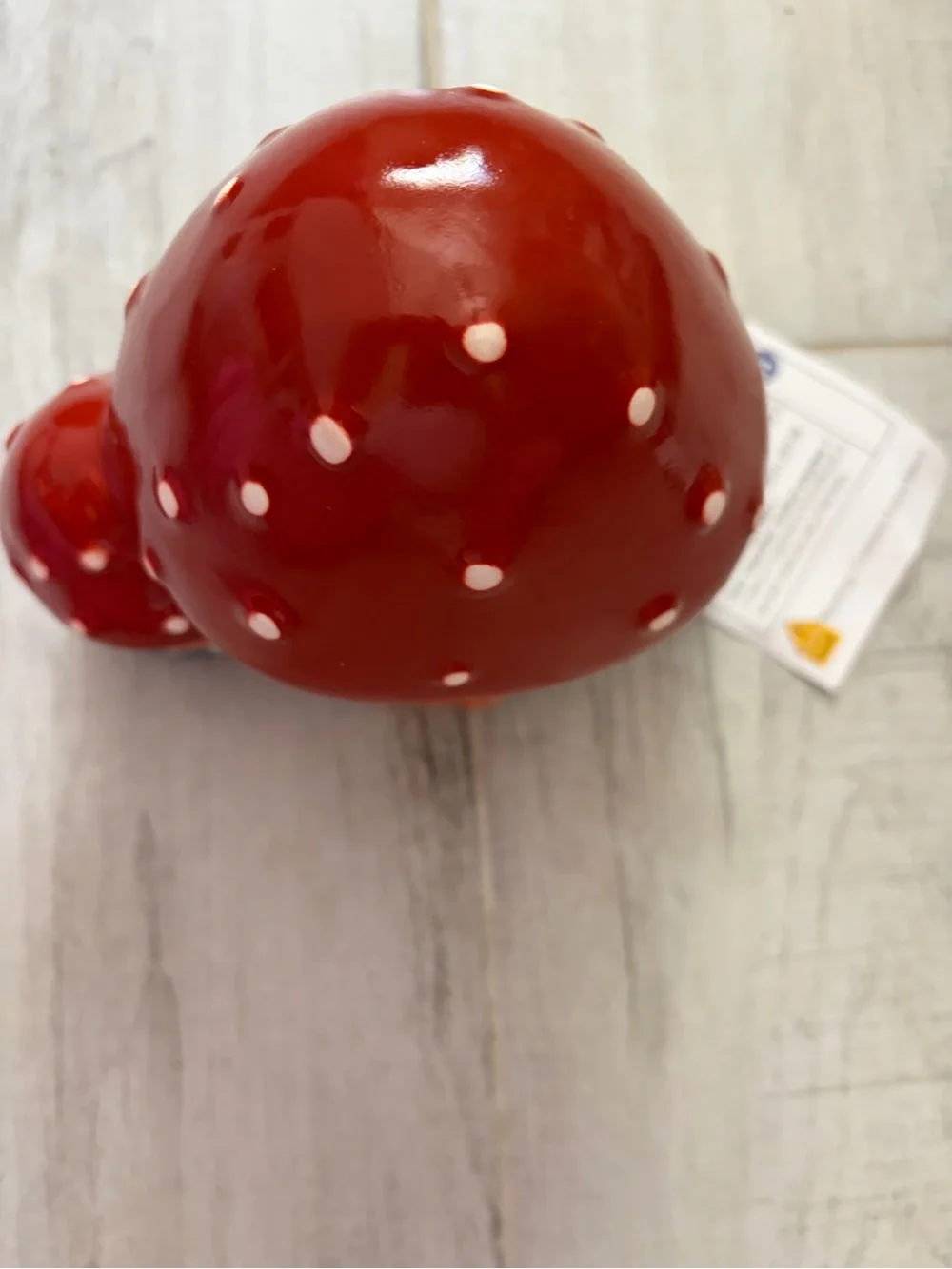 Target Red and White Mushroom Cottage Ceramic Figurine